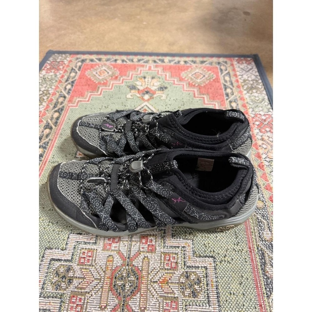 Chaco Outcross Evo 1 Womens Black Charcoal Water Hiking Shoes J104988 Size 9.5